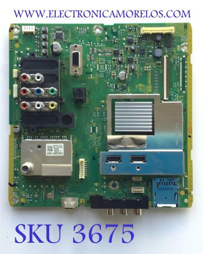 MAIN PARA TV PANASONIC / NUMERO DE PARTE TNPH0857AF / TNPH0857 / PANEL AX094F072G REV A / MODELO TC-L37U22